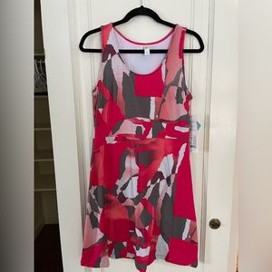 Lole Pink patterned dress size medium